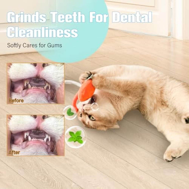 Sisal Rope Cat Toys Safe Catnip Toys Without Wire Cat Toys For Bored Indoor Cats Dental Kitty Chew Toys With Silvervine Gall Fruit,Bite-Resistant Teeth Clean Chew Cat Toy,kitty Toys - ZEYTONCART
