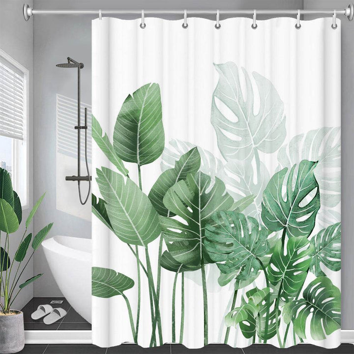European Flowers, Birds, Plants Bath Curtains Waterproof - ZEYTONCART