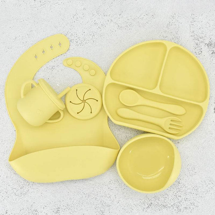 Food Grade Silicone Feeding Cutlery Set Children's Dinner Plate - ZEYTONCART