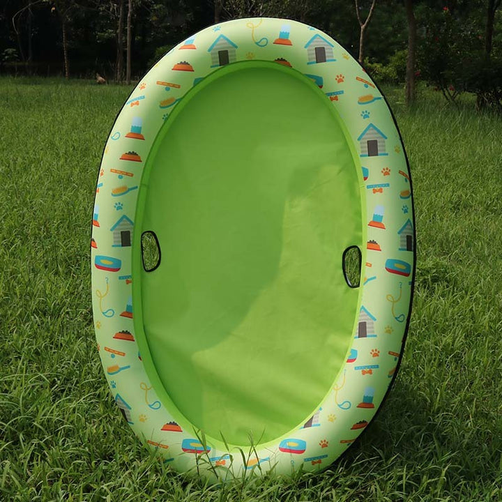 Dog Swimming Pool Inflatable Hammock Pets Pool Floating Bed Spring Summer Swimming Ring - ZEYTONCART
