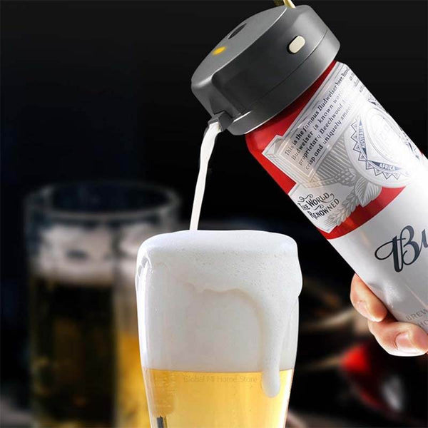 Portable Electric Beer Dispensers 40000 Times Ultrasonic Vibration Special Purpose For Bottled & Canned Beer Foam Machine - ZEYTONCART
