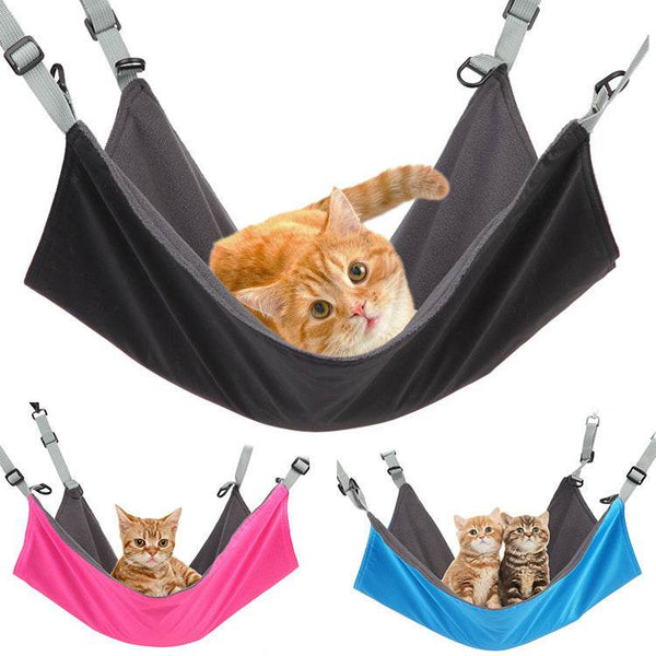 Small Cat And Dog Hanging Hammocks Can Be Used The Four Seasons With Plush And Waterproof Nylon Layer For Hanging Pet Supplies Pet Products - ZEYTONCART