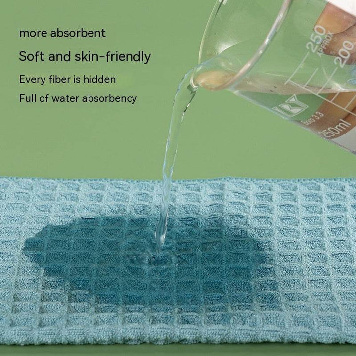Microfiber Skin-friendly Non-lint Waffle Microfiber Towel - ZEYTONCART