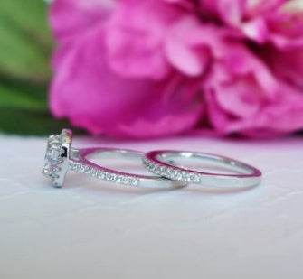 Couple Rings Wedding Engagement Rings Fashion Ladies Inlaid Diamond Rings - ZEYTONCART