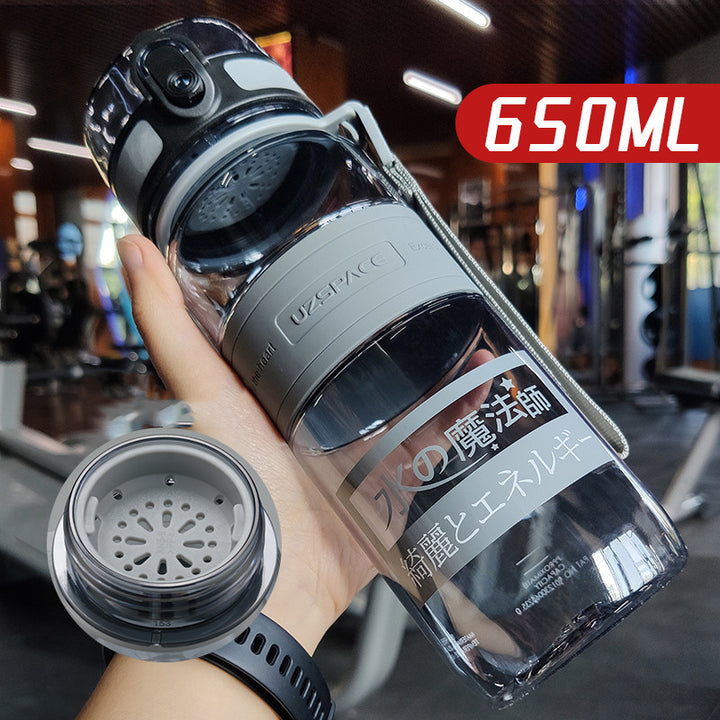 Large Capacity Sports Water Cup Portable Fitness Plastic Large Water Bottle - ZEYTONCART