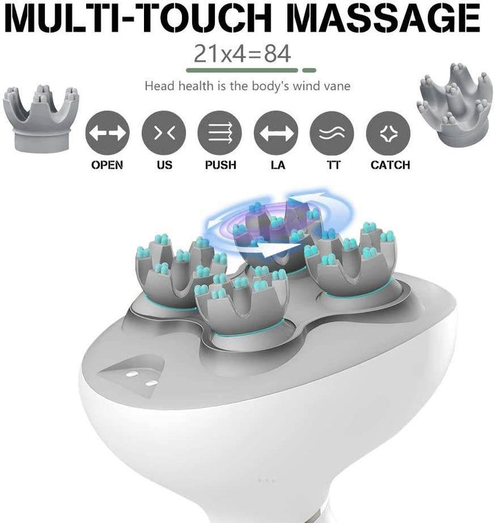 Rechargeable Waterproof Head Massager Electric Scalp Massager - ZEYTONCART