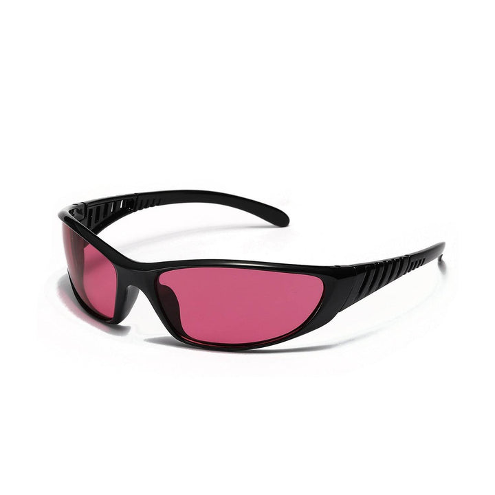 New Colorful Hollow Futuristic Tech Sunglasses - ZEYTONCART