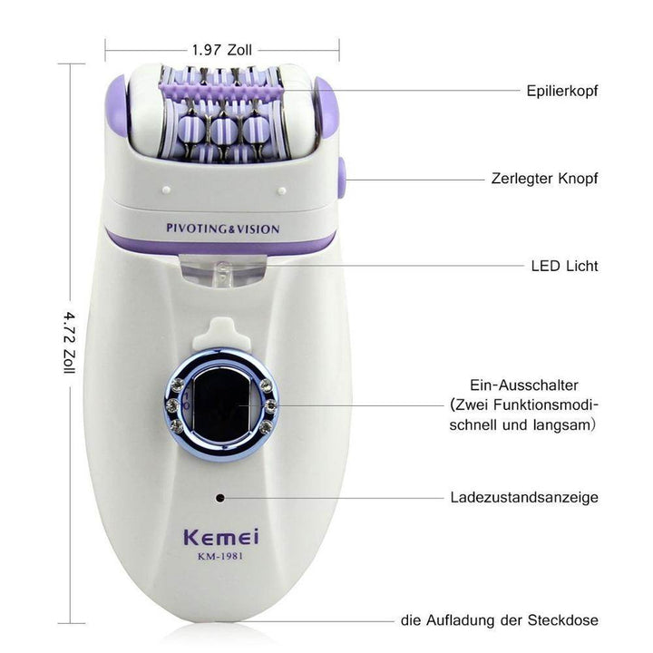 Cross-border Kemei New Electric Lady Epilator Epilator KM-2668 Shaver - ZEYTONCART