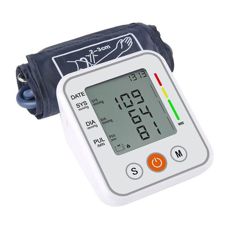 Upper Arm Home Electronic Blood Pressure Monitor - ZEYTONCART