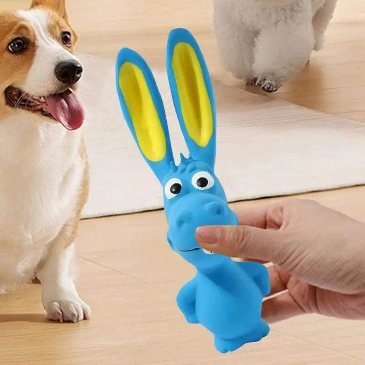 Pet Latex Toys Hippo Squeaky Toys Animal Latex Chew Toys Soft Interactive Dog Toys Crinkle Pet Supplies For Inside Dog And Pet - ZEYTONCART