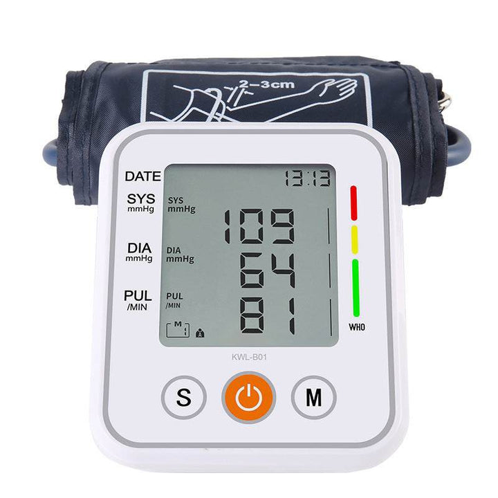 Upper Arm Home Electronic Blood Pressure Monitor - ZEYTONCART