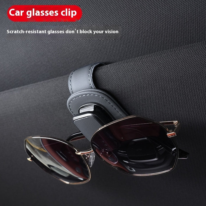 Leather Car Accessories Car Glasses Frame - ZEYTONCART
