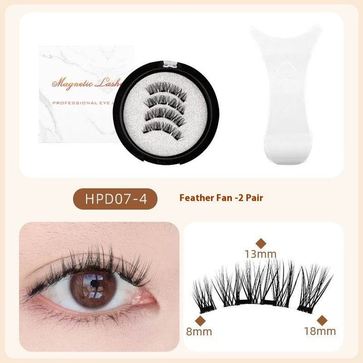 Magnetic False Eyelashes Quantum Magnet 3d - ZEYTONCART