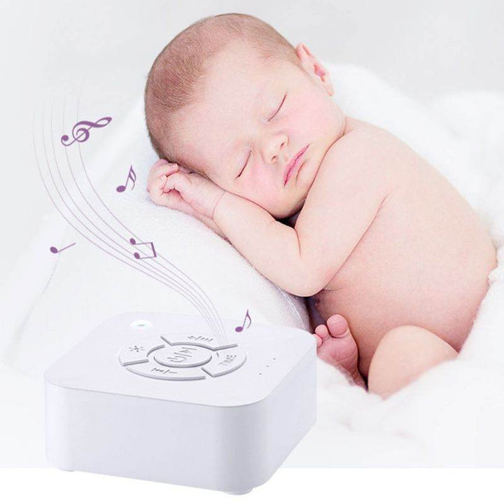 White Noise Machine USB Rechargeable Timed Shutdown Sleep Sound Machine For Sleeping & Relaxation For Baby Adult Office Travel - ZEYTONCART