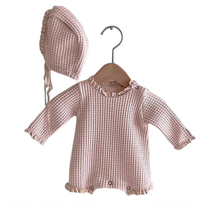 Baby Waffle Onesie Children's Clothing For Boy And Girl - ZEYTONCART