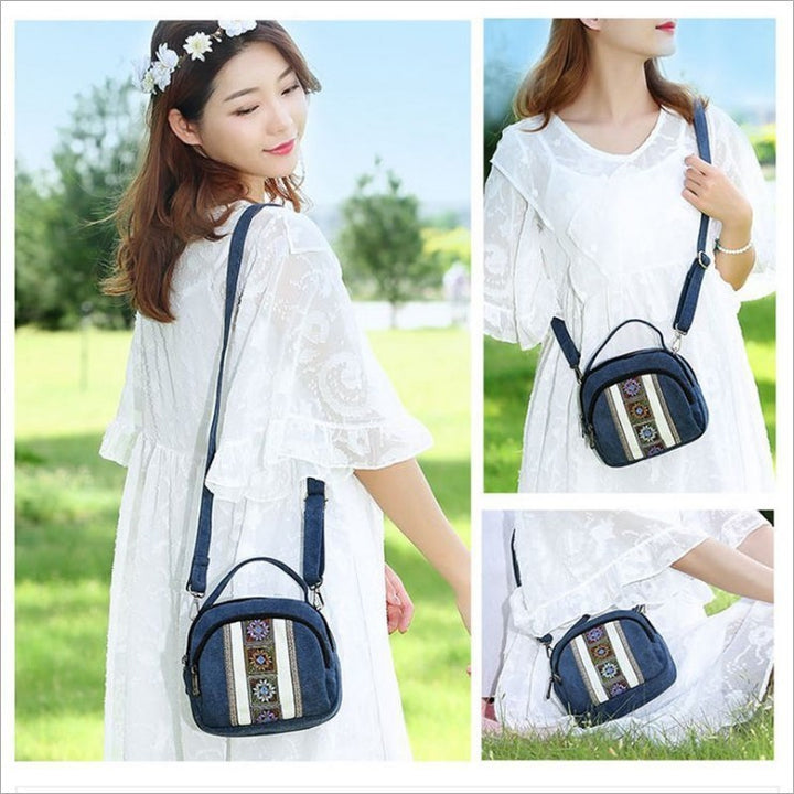 Messenger Fashion Canvas Shoulder Bag - ZEYTONCART