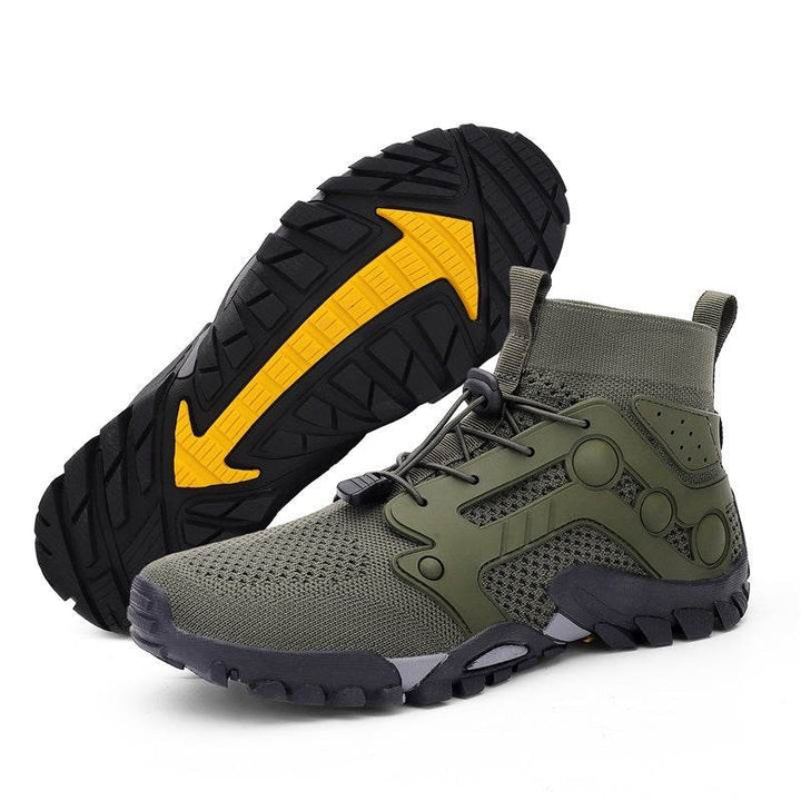 Outdoor Large Size Hiking Shoes Men's Lightweight High-top - ZEYTONCART