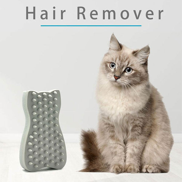 MOMI Pet Hair Remover Silicone Sponge Brush Hair Removal Brush Cat Comb Massage Brush Beautician Shower Comb - ZEYTONCART