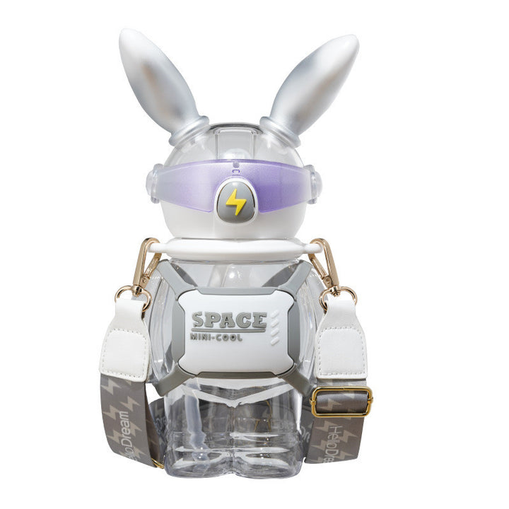 Children's Creative Lightning Rabbit Shape Large Capacity Water Bottle - ZEYTONCART