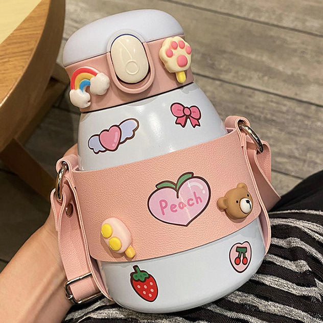 Net Celebrity Water Cup Female Cute Girl Heart Pot BellyCup - ZEYTONCART
