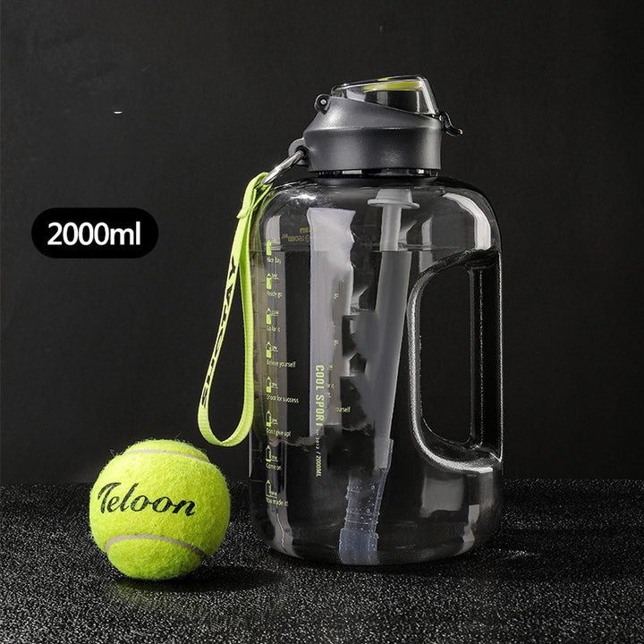 With Straw Large Portable Travel Bottles For Training Sport - ZEYTONCART