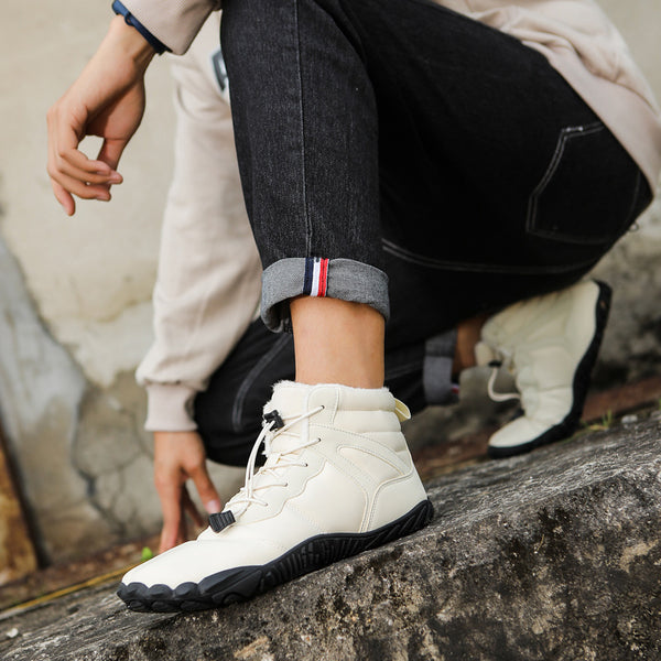 Couple Fleece-lined Hiking Shoes Non-slip Casual