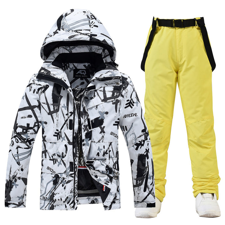 Ski Suit Women's And Men's Suit Winter Windproof And Water-repellent - ZEYTONCART