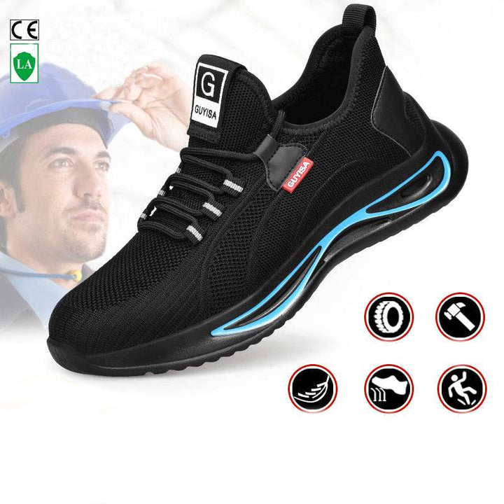 Steel Toe Shoes For Men Work Safety Shoes Nonslip Indestructible Sneakers - ZEYTONCART