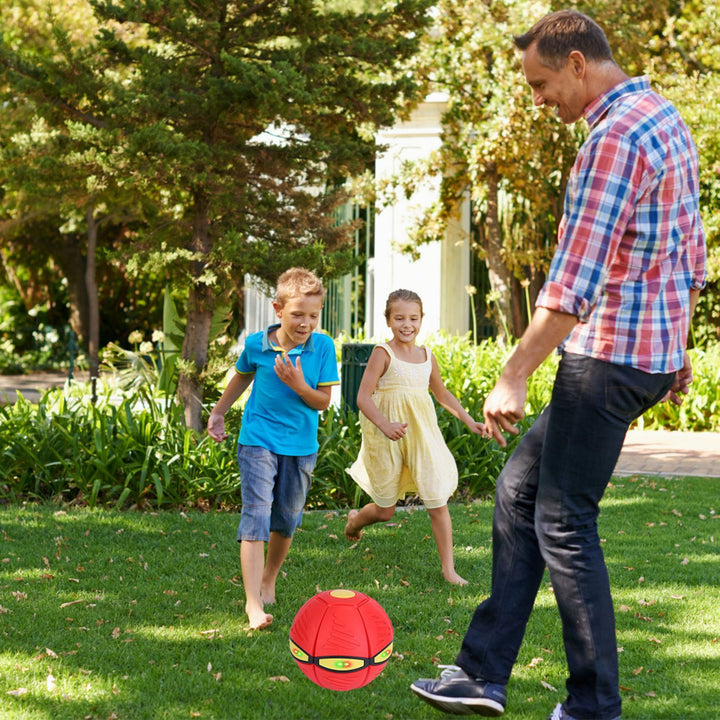 4 Pack Flying Saucer Ball Electric Colorful Flying Toy UFO Ball With LED Lights For Pet Children Outdoor Toy - ZEYTONCART