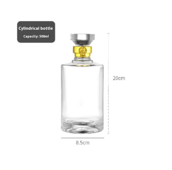 Guanshan Glass Wine Bottle Thick Bottom Fire Extinguisher Bottles - ZEYTONCART