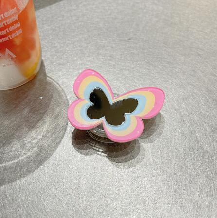 Color Butterfly Stand Silicone Phone Case - ZEYTONCART