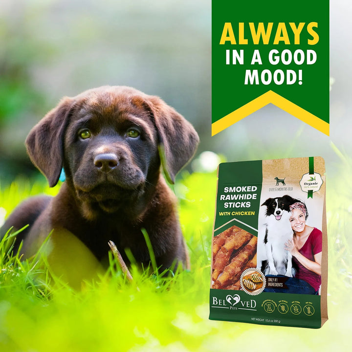 Dog Smoked Rawhide Sticks Wrapped Chicken Pet Natural Chew Treats Grain Free Organic Meat Healthy Human Grade Dried Snacks In Bulk - ZEYTONCART
