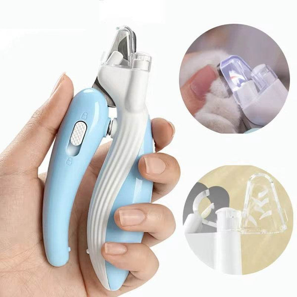 Pet Nail Clippers Dog Nail Clippers Cat Nail Clippers LED Electric Nail Grinder Pet Supplies LED Light Pet Nail Clippers - ZEYTONCART