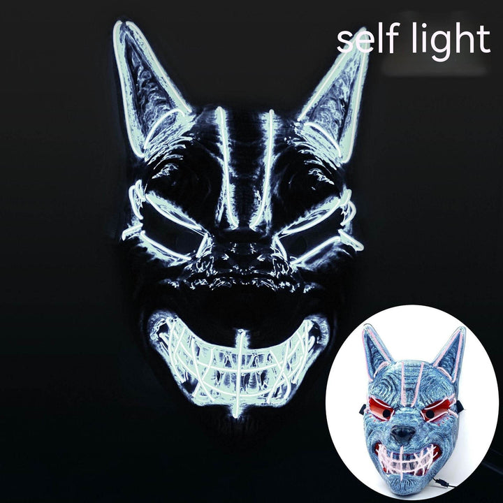 Halloween LED Full Face Luminous Mask - ZEYTONCART