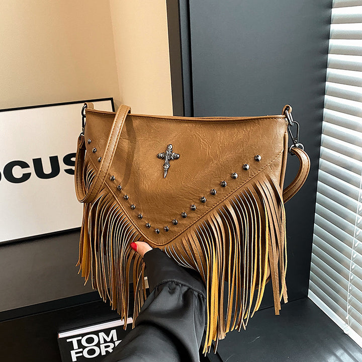 Women's Fashion Rivet Crossbody Bag - ZEYTONCART