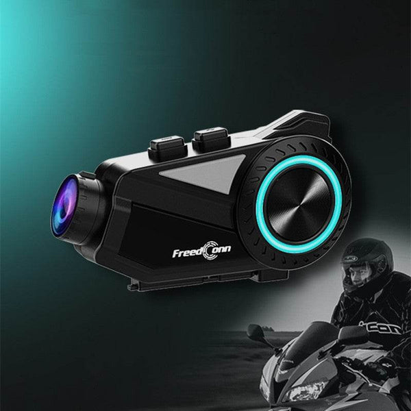 Motorcycle Helmet Intercom Bluetooth Headset Driving Recorder R3 - ZEYTONCART