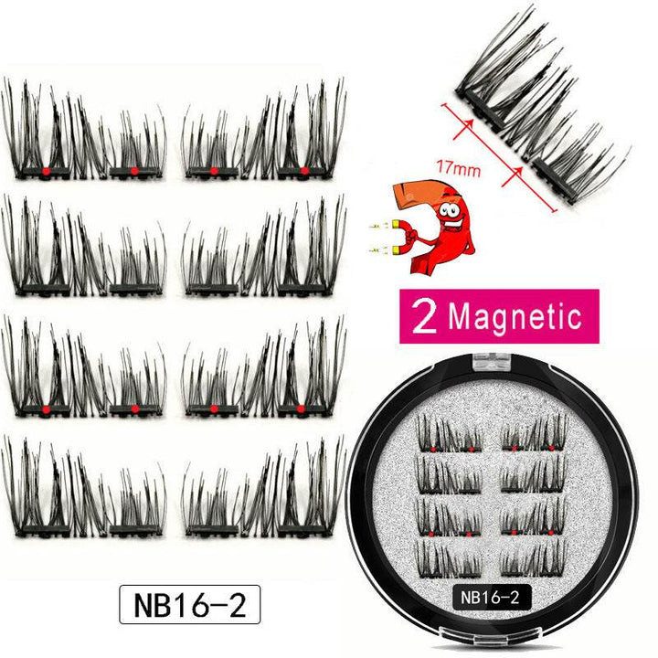 Man-made Fiber Segmented Magnetic  Eyelashes - ZEYTONCART