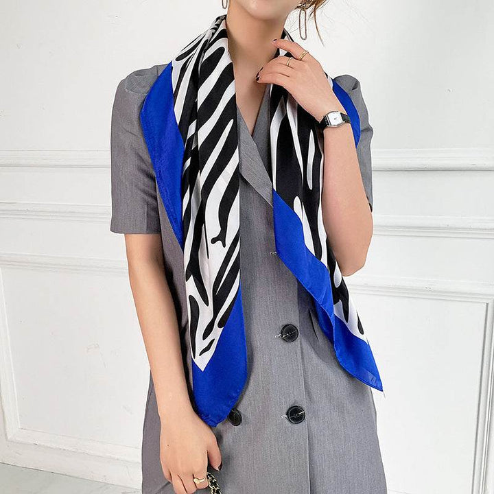 Fashion Silk Scarves Female Printing Hijab - ZEYTONCART