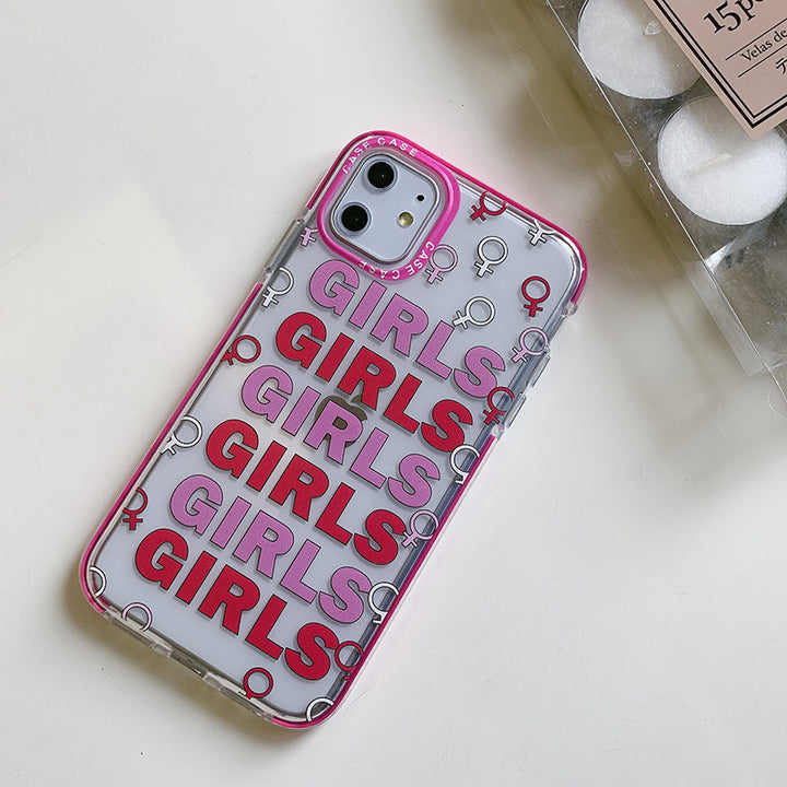 Girl  Case All-inclusive Soft Case Transparent Protective Case Applicable - ZEYTONCART