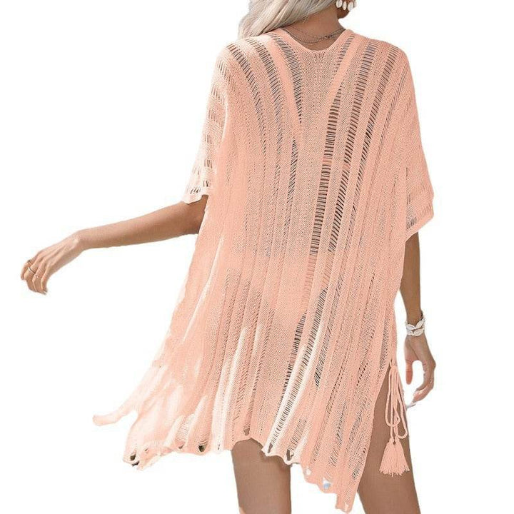 Hollow Sweater Loose Bikini Sun Protection Clothing For Women - ZEYTONCART