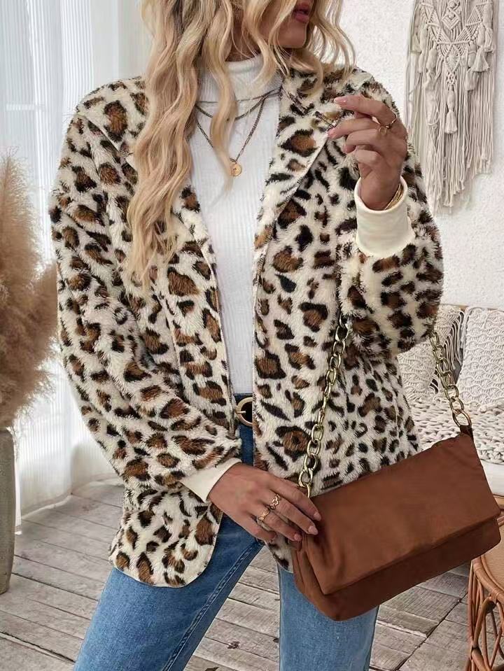 Cardigan Mid-length Women's Autumn And Winter Plush Coat - ZEYTONCART