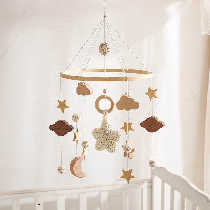 Hand Crocheted Wooden Nursery Wall Hanging - ZEYTONCART