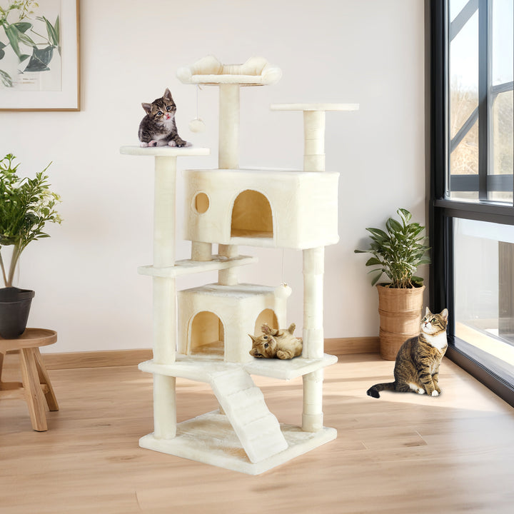 Multi Functional Cat Treehouse Cat Climbing Frame - ZEYTONCART