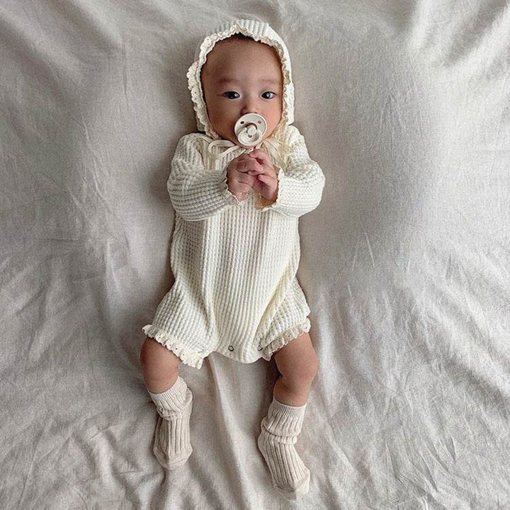 Baby Waffle Onesie Children's Clothing For Boy And Girl - ZEYTONCART