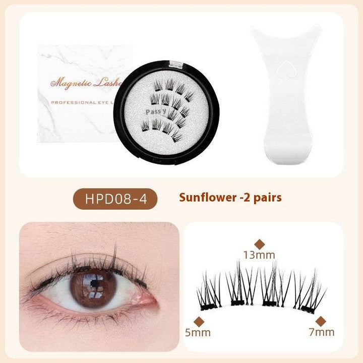 Magnetic False Eyelashes Quantum Magnet 3d - ZEYTONCART