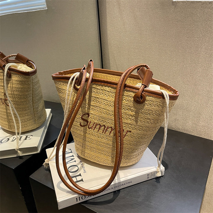 Women's Fashion Woven Shoulder Bag - ZEYTONCART