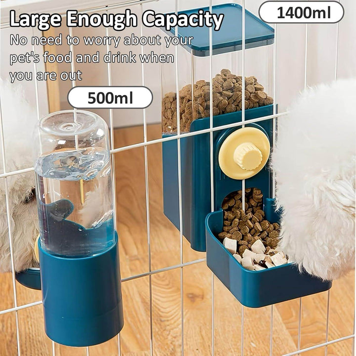 Hanging Automatic Food Water Dispenser Rabbit Feeders For Cages Automatic Pet Feeder For Rabbit Chinchilla Hedgehog Guinea Pig - ZEYTONCART