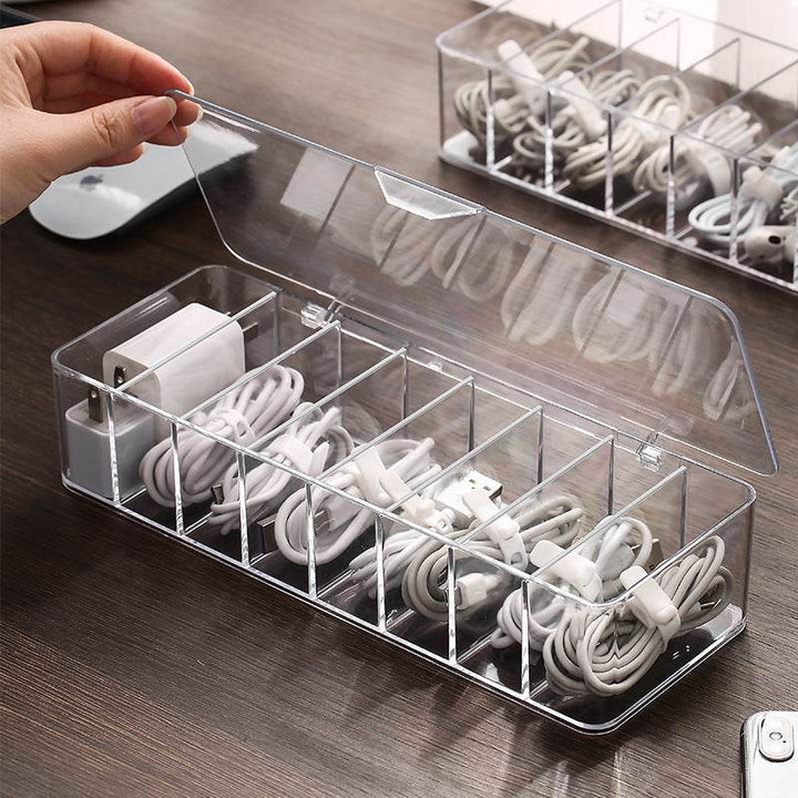 Dust-proof Storage Cable Management Box Hub Organizer Box - ZEYTONCART