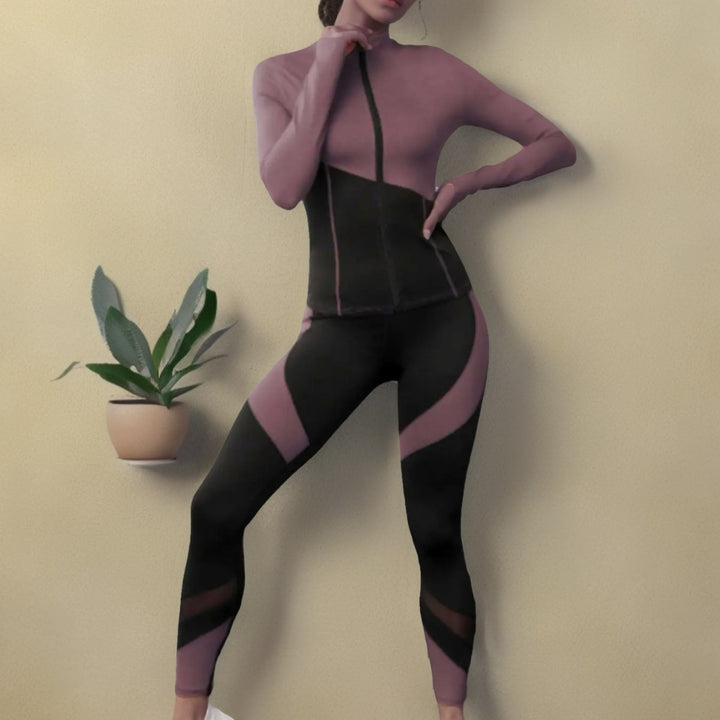 European And American Sports Suit Winter Tight Slimming Long Sleeves - ZEYTONCART