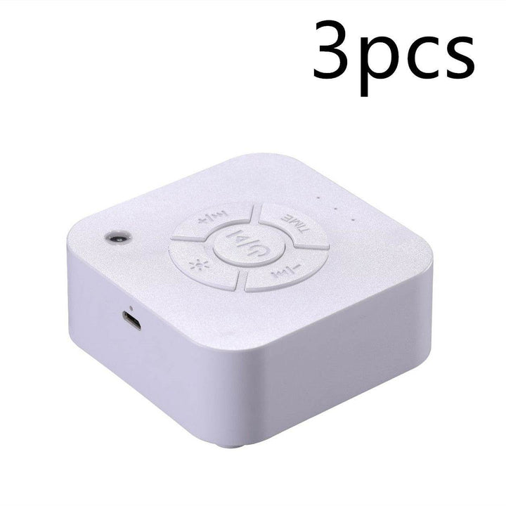 White Noise Machine USB Rechargeable Timed Shutdown Sleep Sound Machine For Sleeping & Relaxation For Baby Adult Office Travel - ZEYTONCART